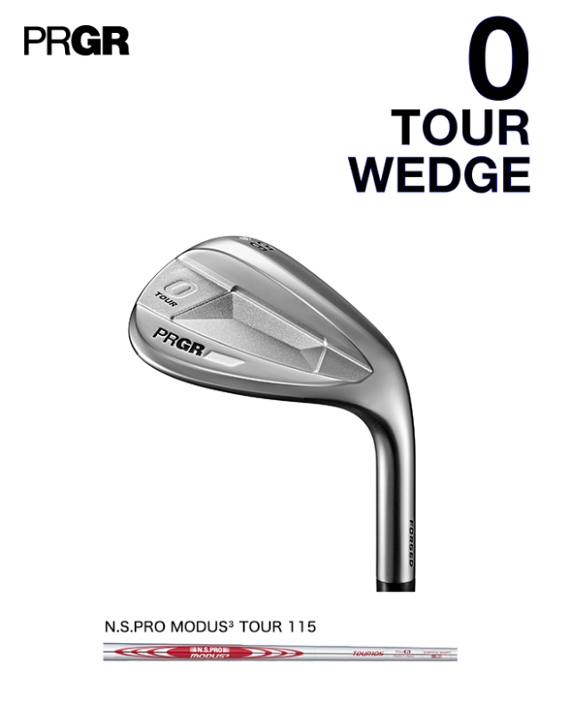 プロギア　PRGR 0 TOUR ウェッジ [NS PRO MODUS3 TOUR 115 フレックス：S ロフト：48 バンス：6]
