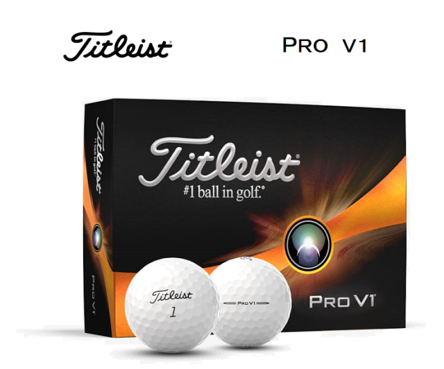 タイトリスト　PRO V1　ローナンバー　2023年モデル　ダースボール 　[ホワイト]